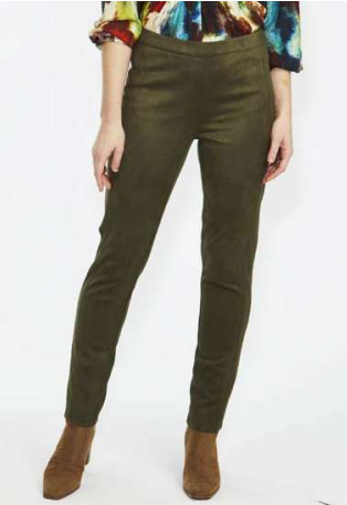 Ping Pong Black Faux Leather Legging