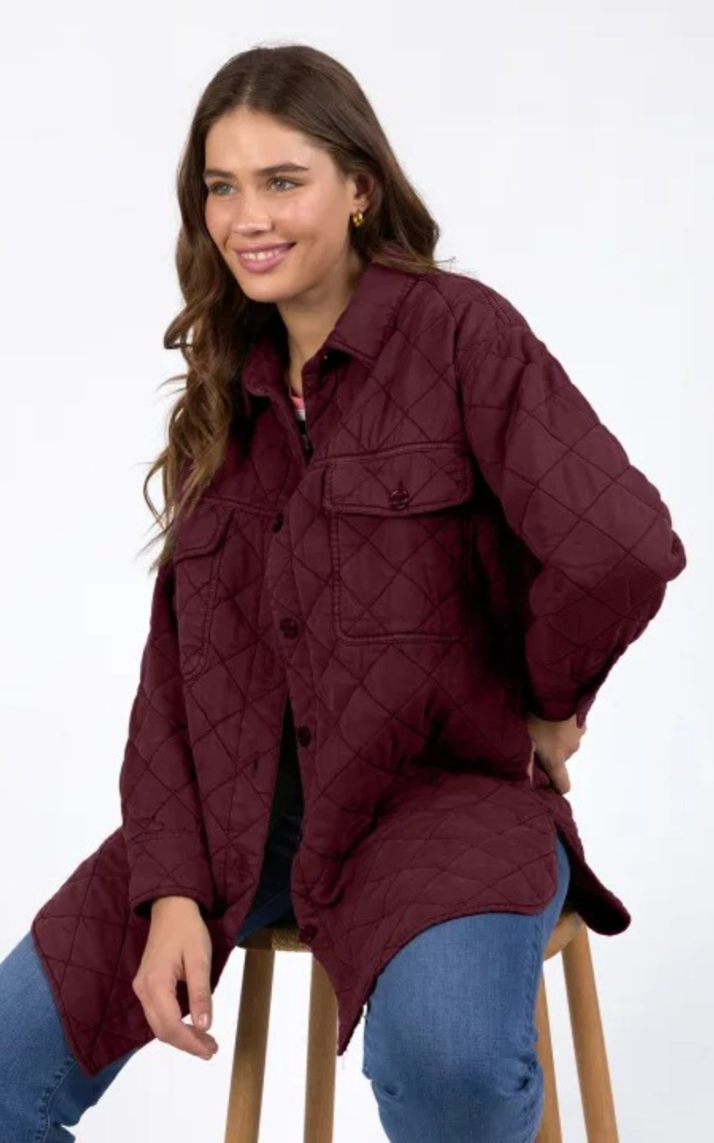 Katie Quilted Shacket – Luna and Sage Boutique