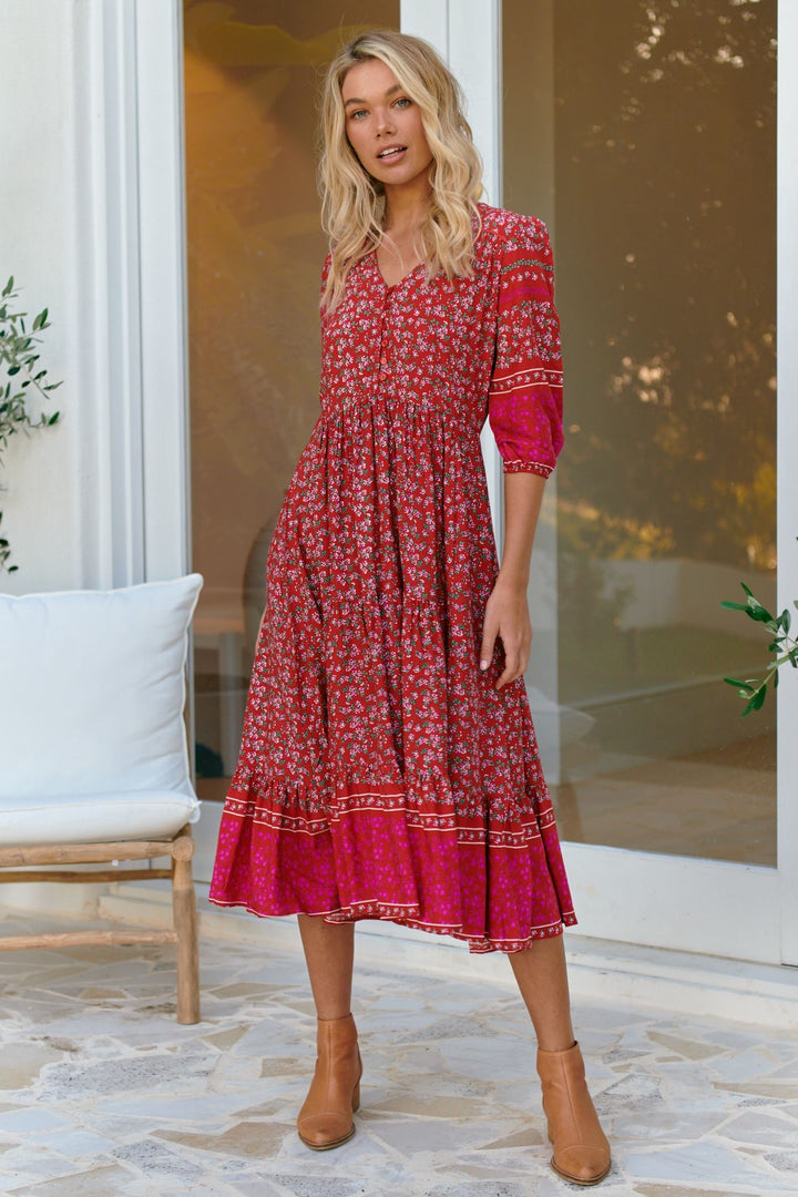 eve midi dress Eve Midi Dress – Luna and Sage Boutique