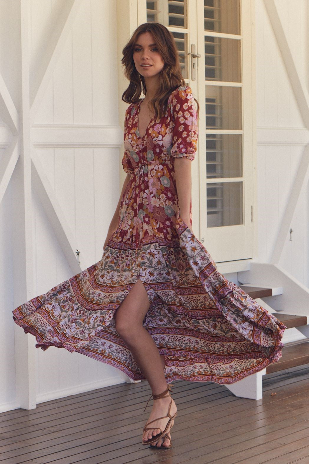 knee length dresses for ladies Jaase main image 1
